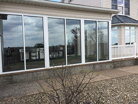 Window installation at Talbott Glass in Elkins, WV